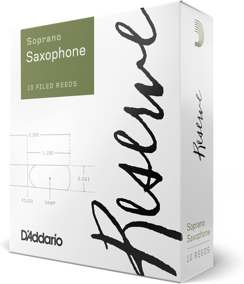 CAÑA RICO SAXO SOPRANO D'ADDARIO RESERVE CAJA VERDE # 2.5