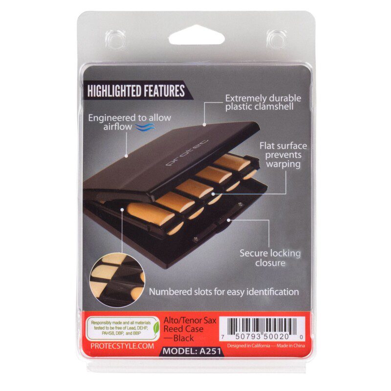 Estuche para cañas de saxofón alto/tenor - 10 cañas - Imagen 6