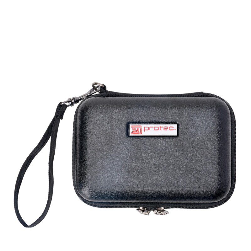 Estuche para boquilla de trombón con microcremallera, 4 piezas (negro)