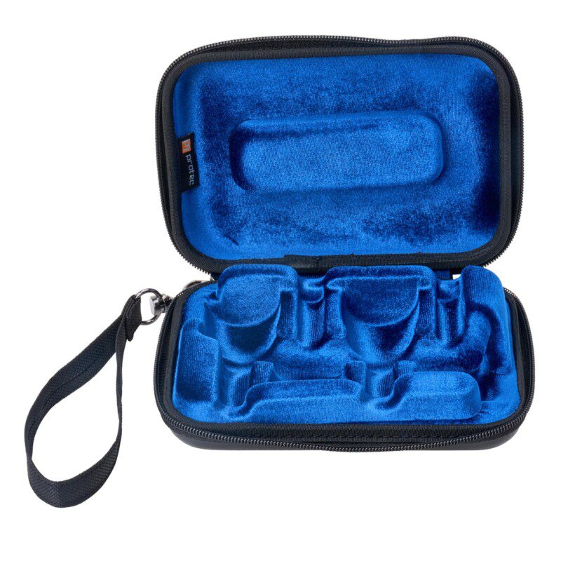 Estuche para boquilla de trombón con microcremallera, 4 piezas (negro) - Imagen 5