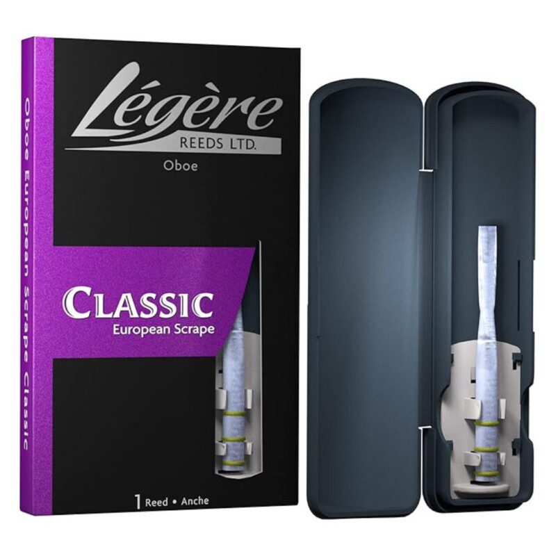 Lègére Caña Sintética Para Oboe Classic European Raspado Medio/Amarilla