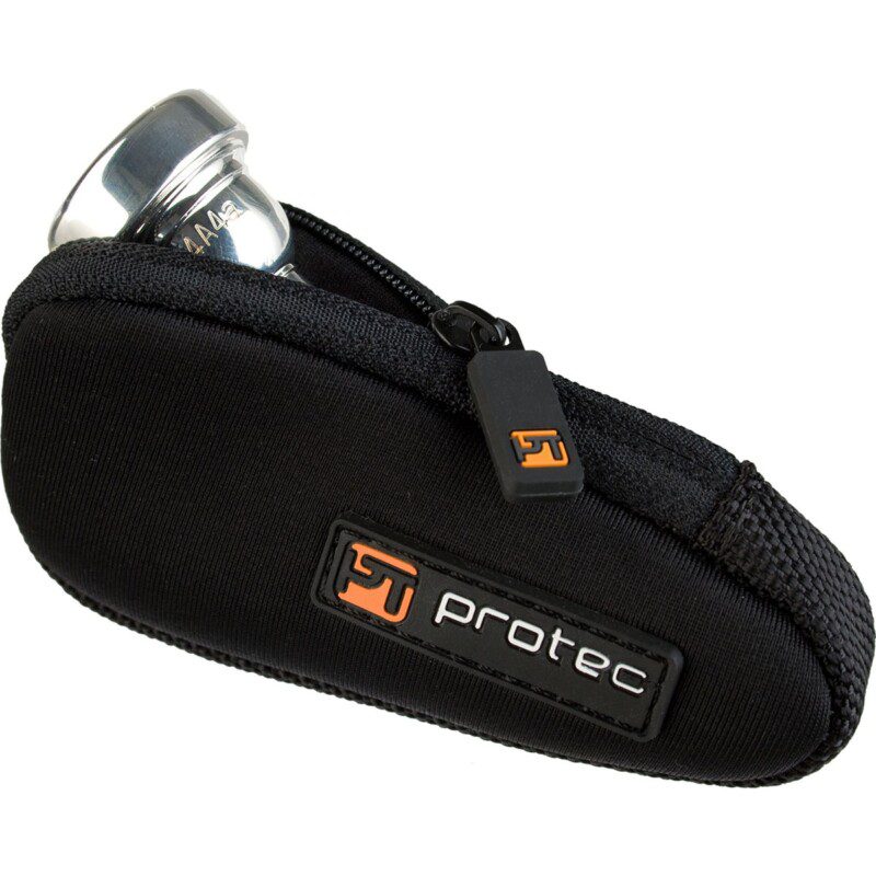 Funda para boquilla de trompeta - Neopreno, individual (negra)
