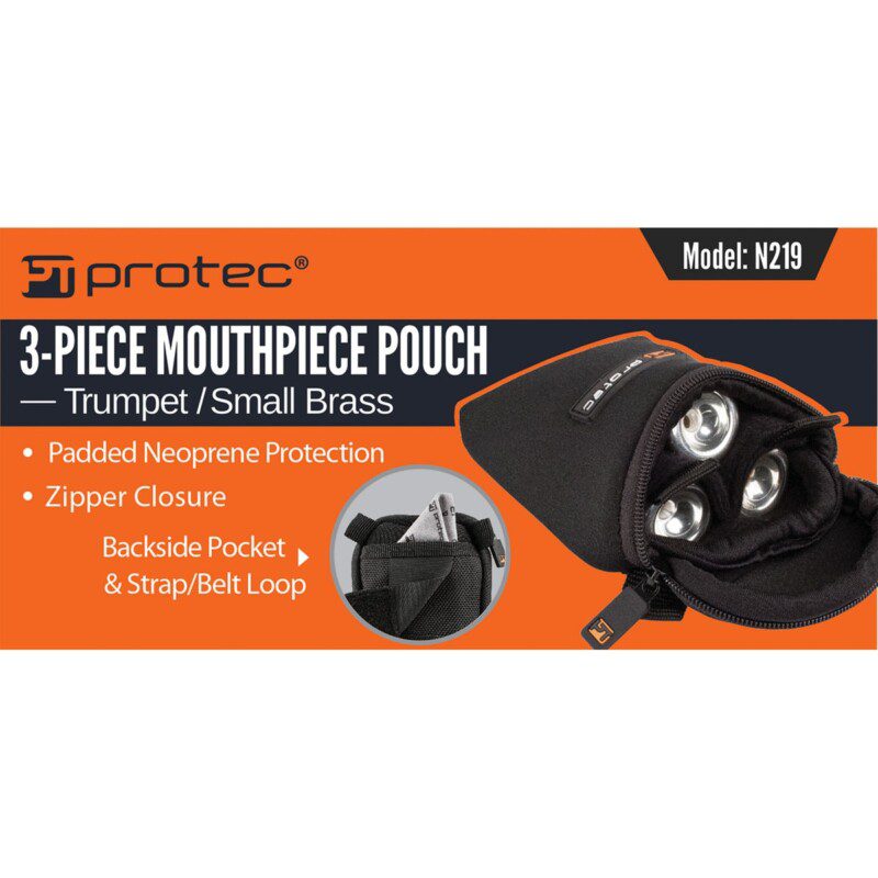 Funda de neopreno para boquilla de trompeta (3 piezas, negra) - Imagen 3