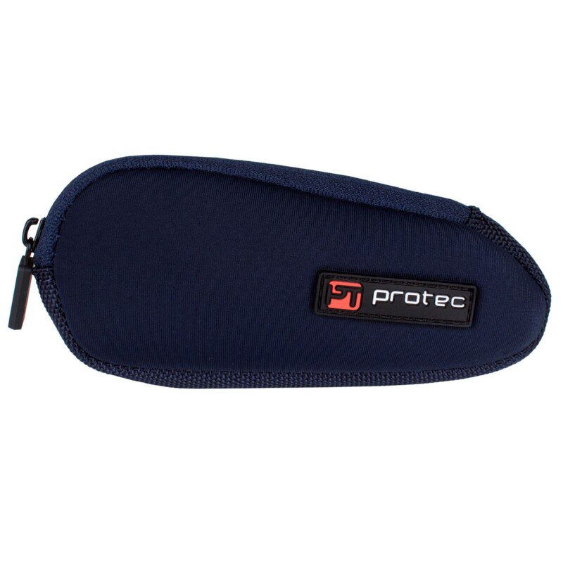 Funda para boquillas de trombón, saxofón alto y clarinete (neopreno), individual (azul) - Imagen 2