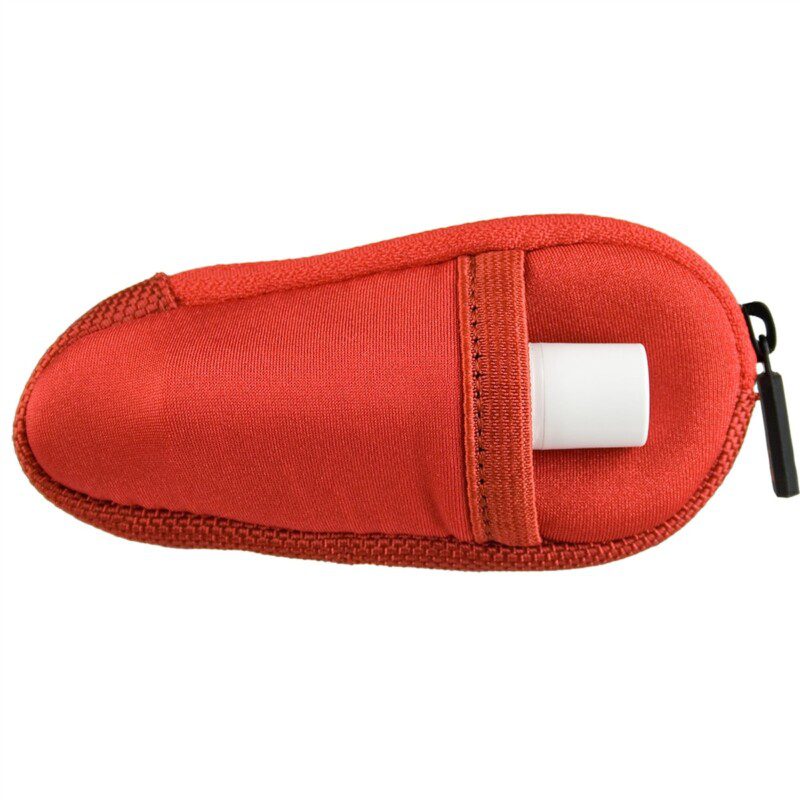 Funda para boquilla de trombón, saxofón alto y clarinete (neopreno), individual (roja) - Imagen 4