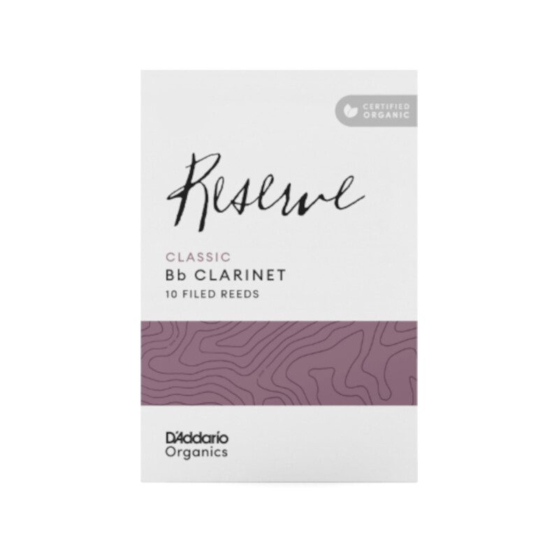 CAÑA RICO CLARINETE ORGANICA Bb RICO RESERVE CAJA MORADA # 3.5