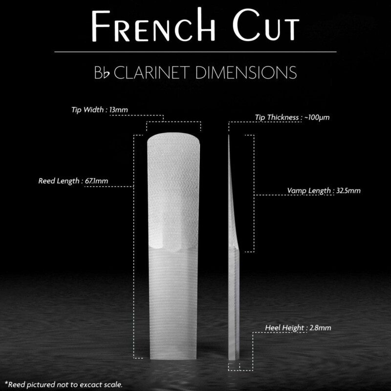 LÈGÉRE CAÑA SINTÉTICA CLARINETE Bb 3.50 FRENCH CUT - Imagen 2