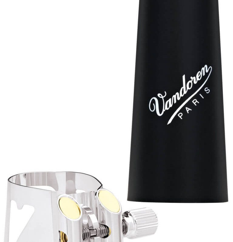 Abrazadera Plata y boquillero Vandoren Optimum Para Clarinete Bb LC01P