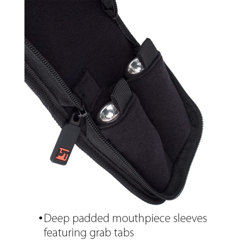Funda Protec para boquilla de trompeta (Nylon, cierre de cremallera, 2 piezas) - Imagen 3