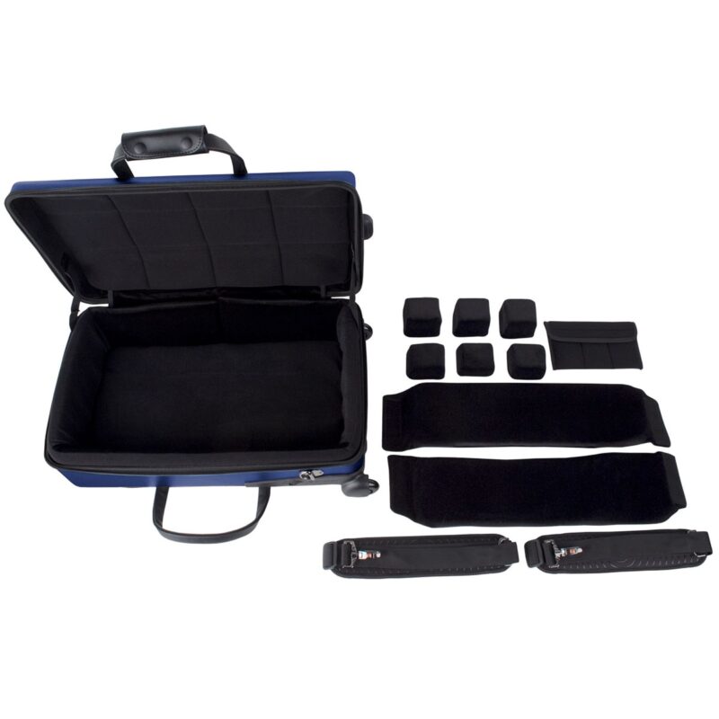 Estuche Protec para trompeta - ABS con cremallera, individual, doble  (Azul) - Imagen 6