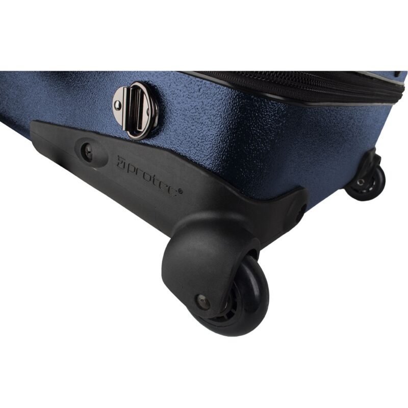 Estuche Protec para trompeta - ABS con cremallera, individual, doble  (Azul) - Imagen 9