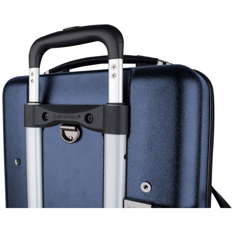 Estuche Protec para trompeta - ABS con cremallera, individual, doble  (Azul) - Imagen 10
