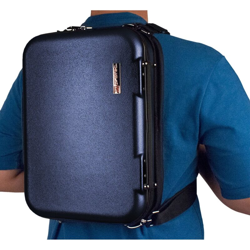 Estuche Protec para clarinete, Sib - Cremallera, con bolsillo extraíble para partituras (azul) - Imagen 6