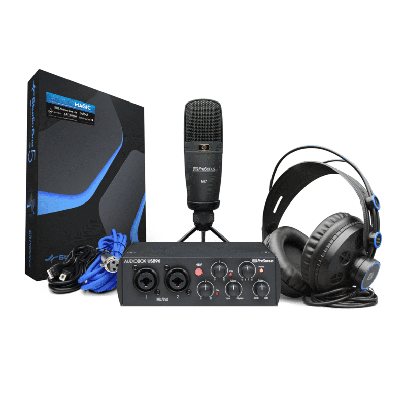 COMBO DE GRABACION PRESONUS ANIVERSARIO AUDIOBOX 96 STUDIO 25