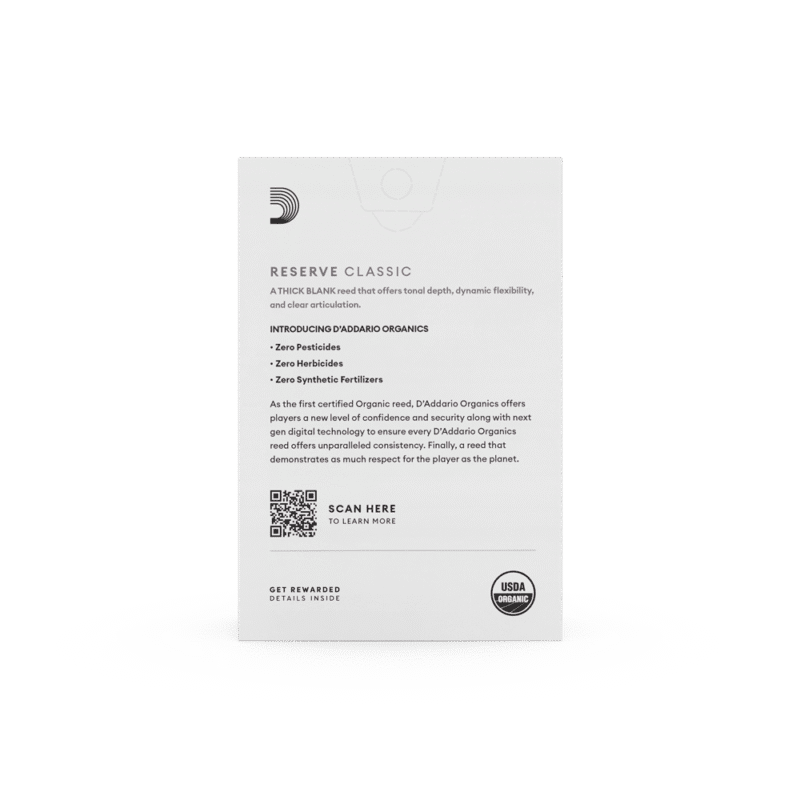 Caña D'Addario Classic Organic Reserve Para Clarinete Bb - Imagen 15